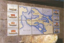Древняя карта Таманского полуострова